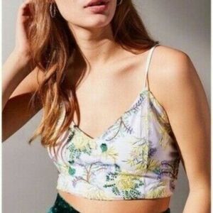 NEW Urban Outfitters embroidered crop top bralette